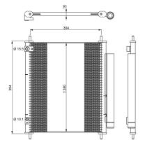 Nrf 350326 - CONDENSADOR CITROEN C-ZERO ELECTRIC