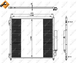 Nrf 350336 - CONDENSADOR LANDROVER RANGE ROVER S