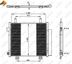  350337 - CONDENSADOR SUZUKI ALTO 09-