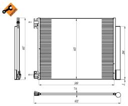  350393 - CONDENSADOR RENAULT MEGANE IV '15-