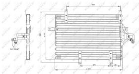 Nrf 35052 - CONDENSADOR ALFA ROMEO 145 94-