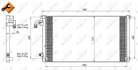 Nrf 35103 - CONDENSADOR CITROEN SAXO 96-