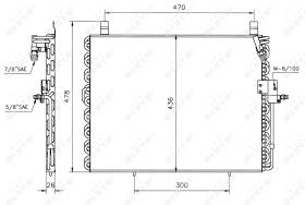 Nrf 35128 - CONDENSADOR TURISMOS MERCEDES 200(W