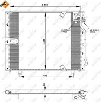 Nrf 35132 - CONDENSADOR BMW 5&7-SERIES E34/E32