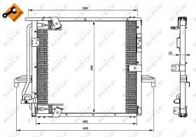 Nrf 35133 - CONDENSADOR BMW 3-SERIES E36 90-