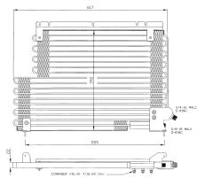 Nrf 35143 - CONDENSADOR VOLVO 940 90-