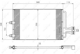 Nrf 35149 - CONDENSADOR CITROEN XANTIA 93-