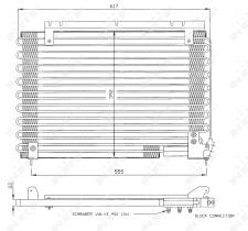 Nrf 35191 - CONDENSADOR VOLVO 940 90-