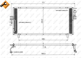 Nrf 35195 - CONDENSADOR NISSAN PRIMERA 96-
