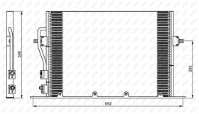 Nrf 35196 - CONDENSADOR FORD COUGAR 98-