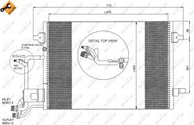 Nrf 35199 - CONDENSADOR AUDI A4 94-