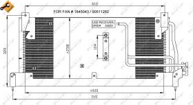 Nrf 35218 - CONDENSADOR OPEL CORSA B '93-