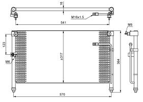 Nrf 35223 - CONDENSADOR MAZDA