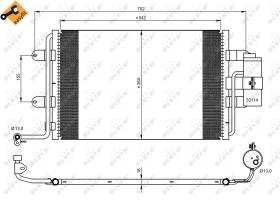 Nrf 35227 - CONDENSADOR AUDI A3 96-