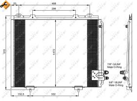 Nrf 35228 - CONDENSADOR MERCEDES E200 (W210) 95