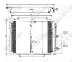 Nrf 35229 - CONDENSADOR MERCEDES 280 (W140) 92-