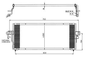 Nrf 35231 - CONDENSADOR NISSAN ALMERA N15 95-