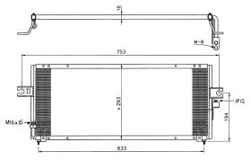 Nrf 35232 - CONDENSADOR NISSAN ALMERA 95-