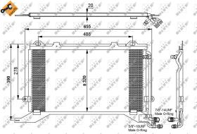 Nrf 35240 - CONDENSADOR MERCEDES E250 (W210) 95