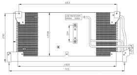 Nrf 35242 - CONDENSADOR OPEL VAUXHALL TIGRA 94-