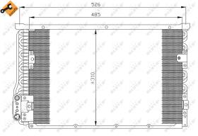 Nrf 35246 - CONDENSADOR BMW 3-SERIES E36 93-
