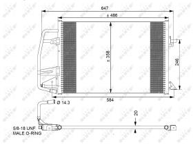  35251 - CONDENSADOR FORD ESCORT 94-