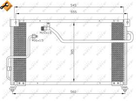 Nrf 35262 - CONDENSADOR MAZDA 626 91-