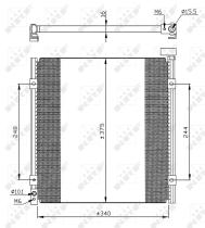 Nrf 35264 - CONDENSADOR HONDA CIVIC 95-