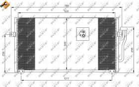 Nrf 35293 - CONDENSADOR MITSUBISHI CARISMA 95-