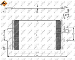 Nrf 35300 - CONDENSADOR VW NEW BEETLE 98-