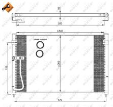 Nrf 35306 - CONDENSADOR MAZDA 626 97-