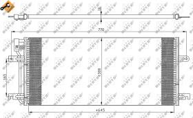 Nrf 35316 - CONDENSADOR VW TRANSPORTER 90-
