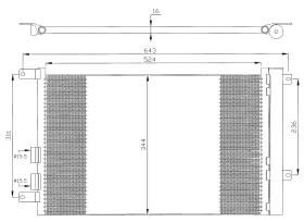 Nrf 35330 - CONDENSADOR TURISMOS ALFA ROMEO 147