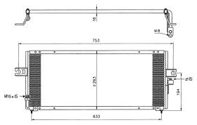 Nrf 35331 - CONDENSADOR NISSAN ALMERA 95-