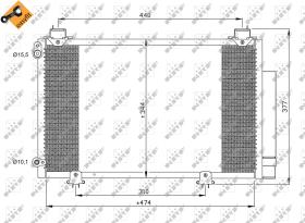 Nrf 35333 - CONDENSADOR TOYOTA YARIS LHD 99-