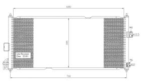 Nrf 35336 - CONDENSADOR NISSAN-DAIHATSU