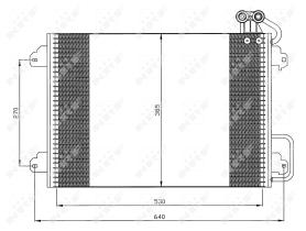 Nrf 35340 - CONDENSADOR RENAULT MEGANE CABRIO 0