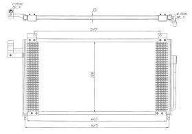 Nrf 35341 - CONDENSADOR MAZDA 323 98-