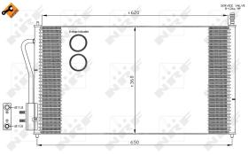 Nrf 35345 - CONDENSADOR FORD FOCUS 98-
