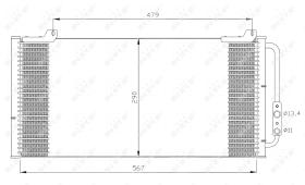 Nrf 35346 - CONDENSADOR HONDA ACCORD 96-