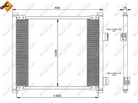 Nrf 35357 - CONDENSADOR FORD KA 96-