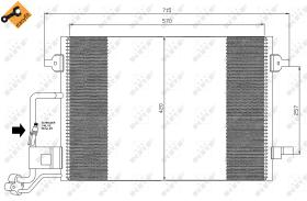Nrf 35359 - CONDENSADOR SKODA SUPERB 01-