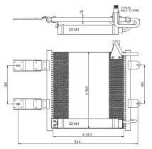 Nrf 35368 - CONDENSADOR TURISMOS SEAT AROSA 97-