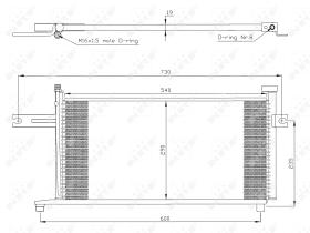 Nrf 35369 - CONDENSADOR NISSAN MICRA 82-