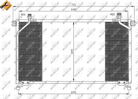 Nrf 35373 - CONDENSADOR FORD MAVERICK 93-