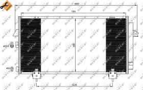 Nrf 35381 - CONDENSADOR TOYOTA RAV 4 00-