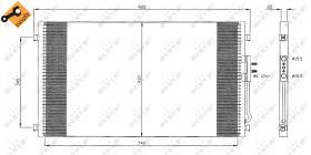 Nrf 35383 - CONDENSADOR CHRYSLER (USA) GRAND VO