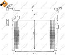 Nrf 35388 - CONDENSADOR MAZDA 323 98-
