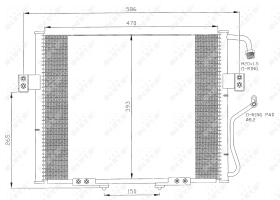 Nrf 35399 - CONDENSADOR KIA SPORTAGE 94-