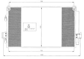 Nrf 35415 - CONDENSADOR MITSUBISHI SPACE WAGON